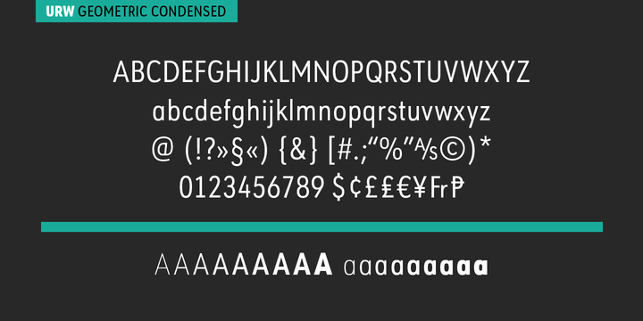 URW Geometric Condensed®