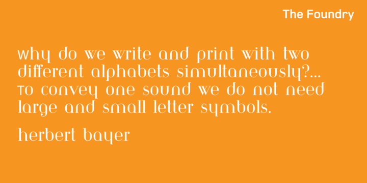 Architype Bayer-Type