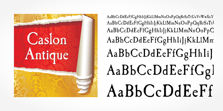 Caslon Antique Pro