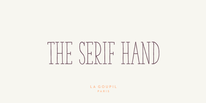 The Serif Hand 