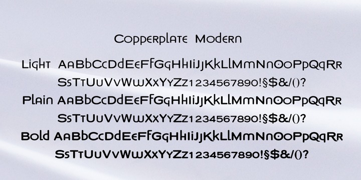 Copperplate Modern