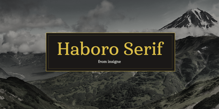 Haboro Serif™ 