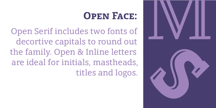 Open Serif