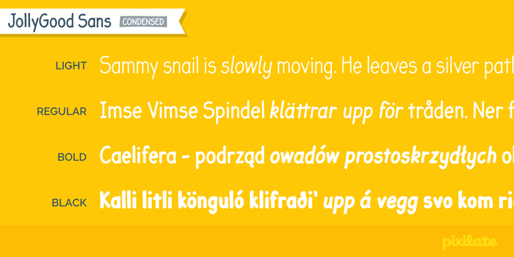 JollyGood Sans Condensed