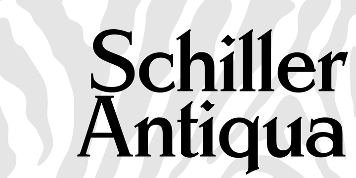 Schiller Antiqua™