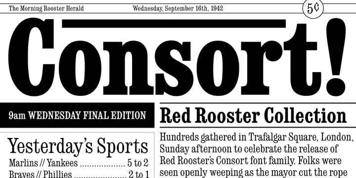Download Red Rooster Collection Fonts Rar