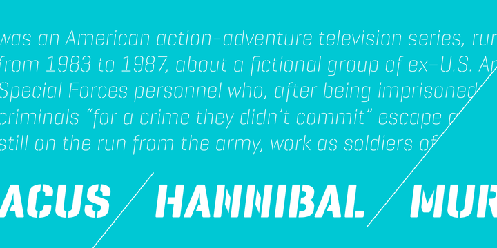 Geogrotesque Stencil