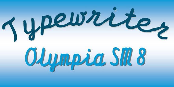 Typewriter Olympia SM8