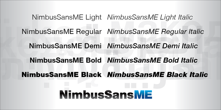 Nimbus Sans ME
