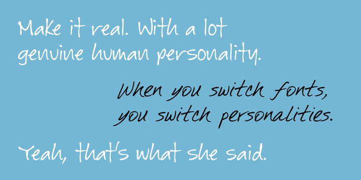 GFY Handwriting Fontpak