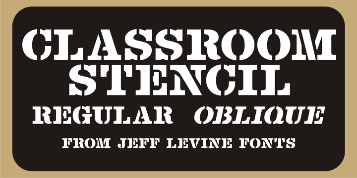 Classroom Stencil JNL