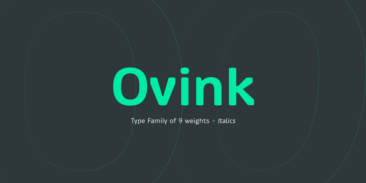 ovink font