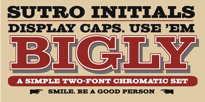 Sutro Initials