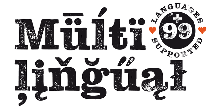 Hand Stamp Slab Serif Rough