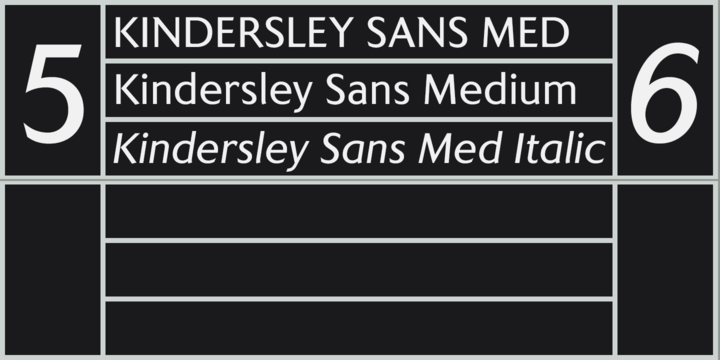 Kindersley Sans 