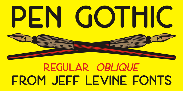 Pen Gothic JNL 