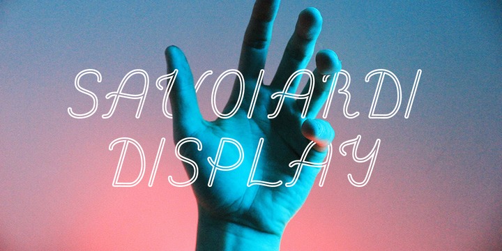 Free Savoiardi Family Script Fonts