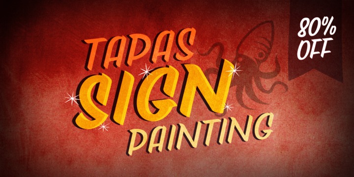 Tapas Signpainting 