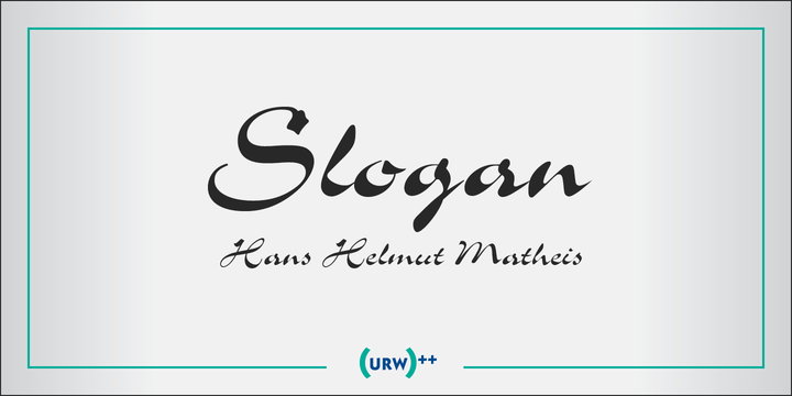 Slogan | Webfont & Desktop font | MyFonts