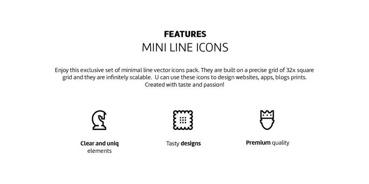 Miniline Icons