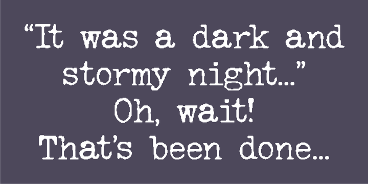 Bitmap Typewriter JNL