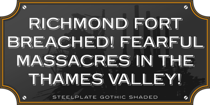 Steelplate Gothic Pro™