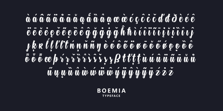 Boemia Font Webfont Desktop Myfonts