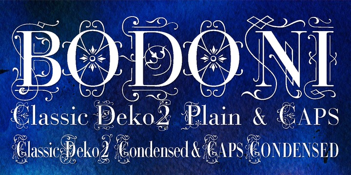 Bodoni Classic Deco Two