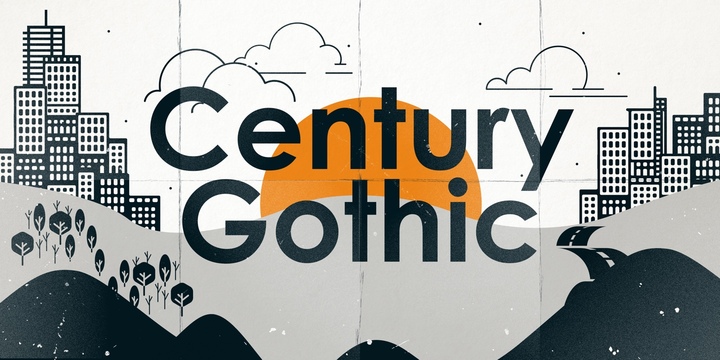 century gothic font download mac