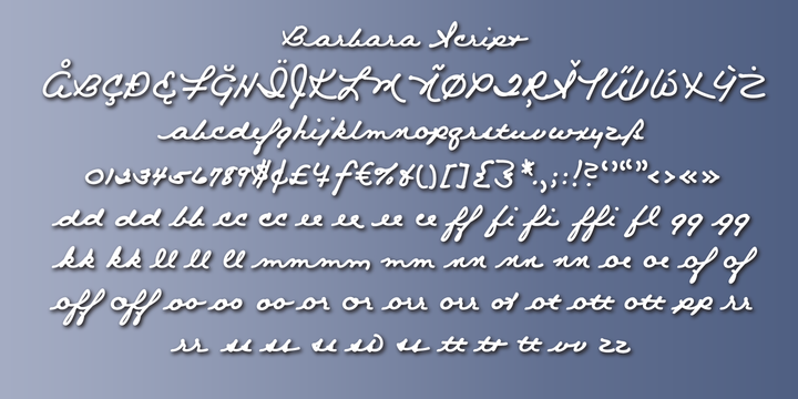 Barbara Script BH™