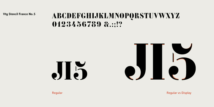 Vtg Stencil France No5™