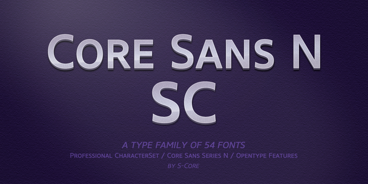 Core Sans N SC