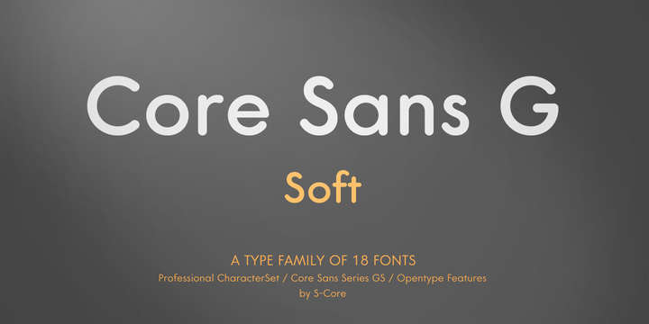 Core Sans GS