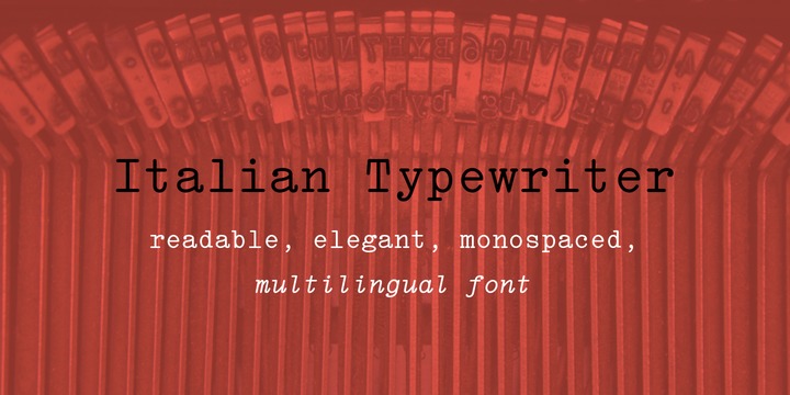 Italian Typewriter