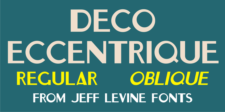 Deco Eccentrique JNL