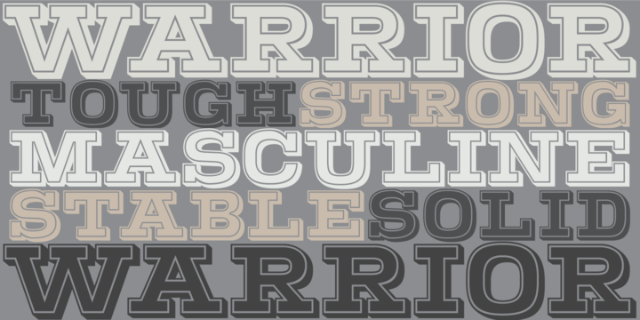 Warriors Font by Whymore · Creative Fabrica