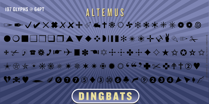Altemus Dingbats