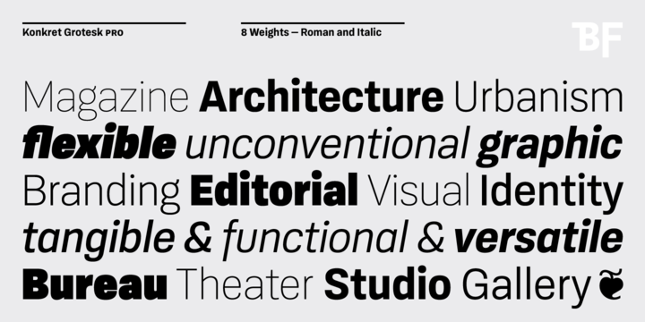 BF Konkret Grotesk Pro™