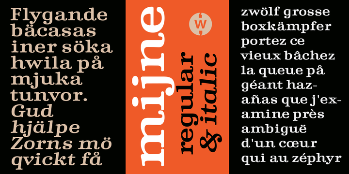 Download Mijne Fonts by Wilton Foundry