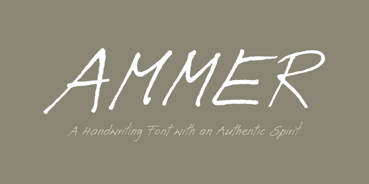 Ammer Handwriting