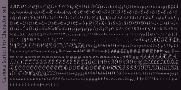 Carioca Script Pro