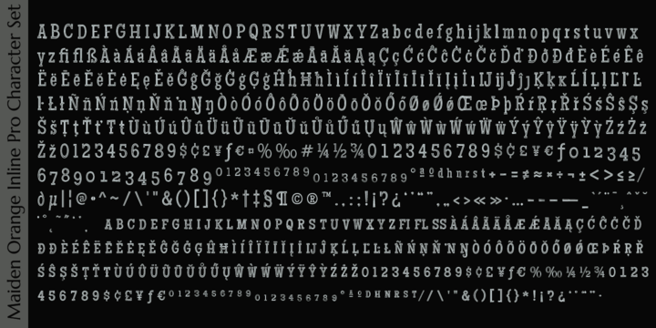 Maiden Orange Inline Pro