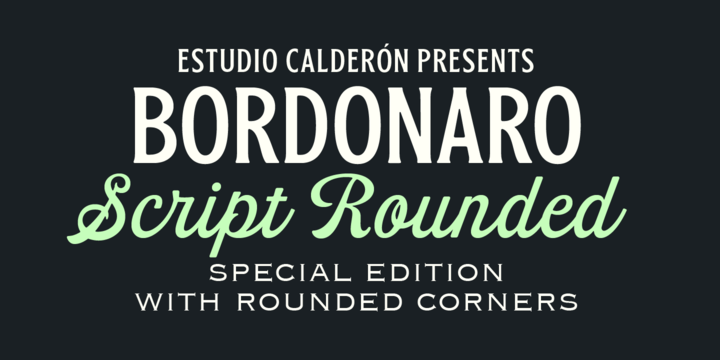 Bordonaro Script Rounded