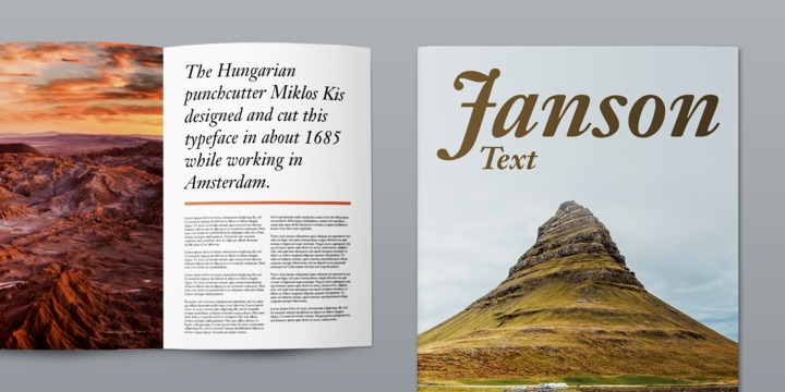 Janson Font Free Mac