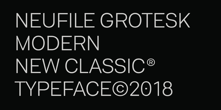 Neufile Grotesk