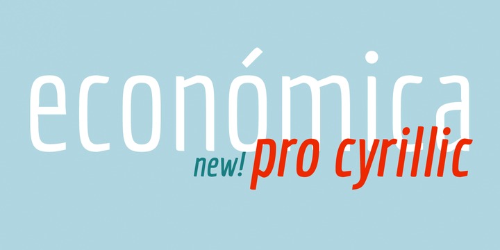 Economica Cyrillic PRO