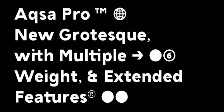 TG Aqsa Grotesque Pro™