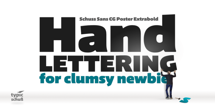 Schuss Sans CG Poster Extrabold