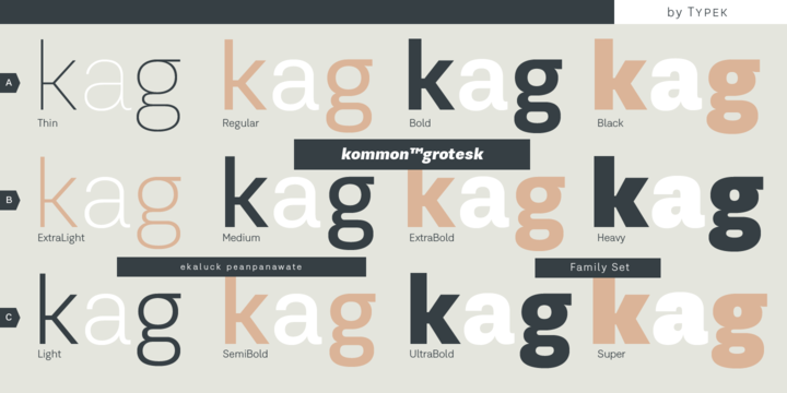 Kommon Grotesk