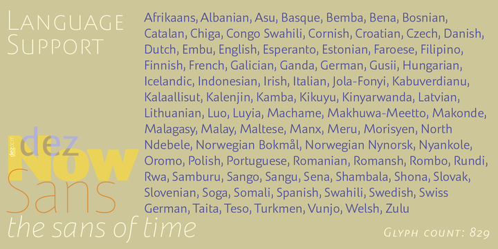 Dez Now Sans™